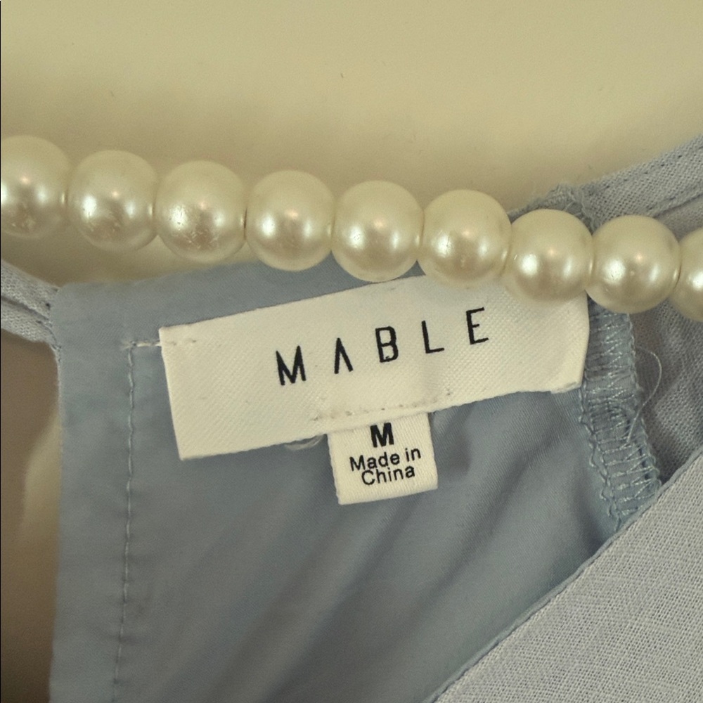 Mable Blue Button Dress - Picture 6 of 9